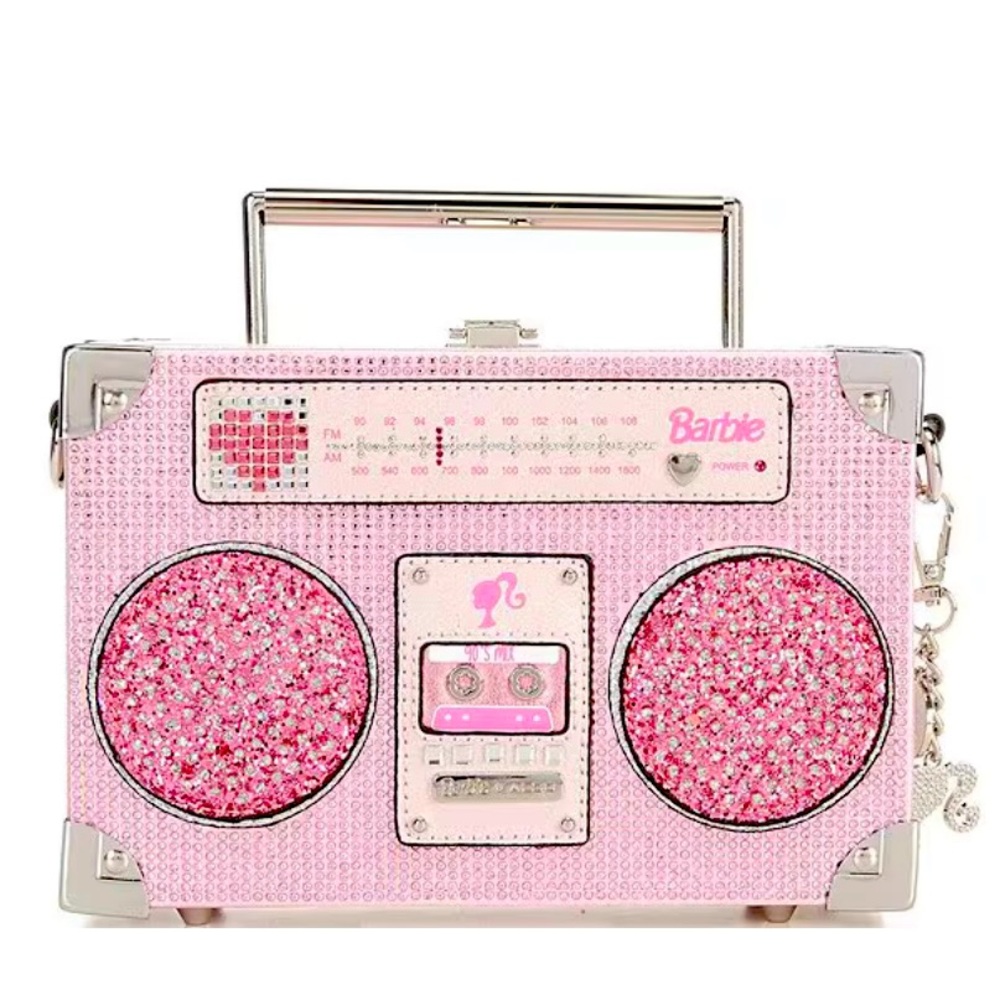 Barbie x Aldo rhinestone clutch bag 💖